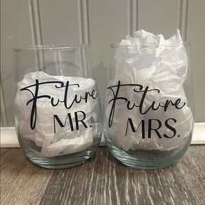 Future Mr. and Mrs. Glass Set